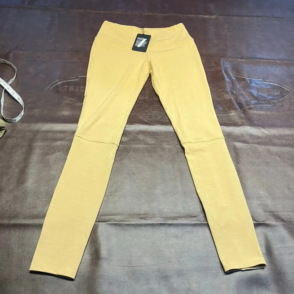 New‎ Chaser Mid-Rise Tan Leggings Womens Small Lounge Soft Neutral Minimalist